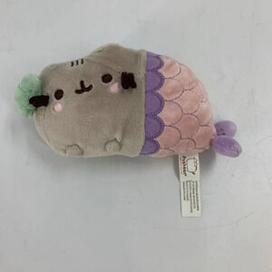 GUND Pusheen Cat Mermaid Plush Stuffed Animal Toy Mersheen 7" Cat with Fish Tail